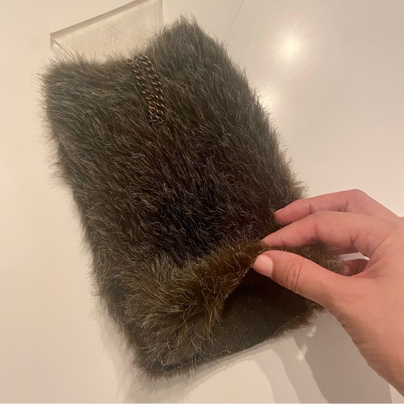 Vintage faux fur cuffed ice scraper - Picture 2 of 4